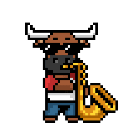 Bulls sax logo